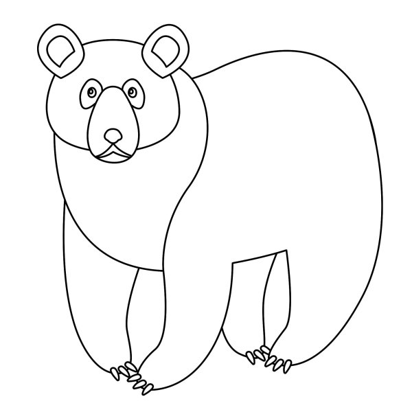Раскраски медведь косолапый (46 фото)