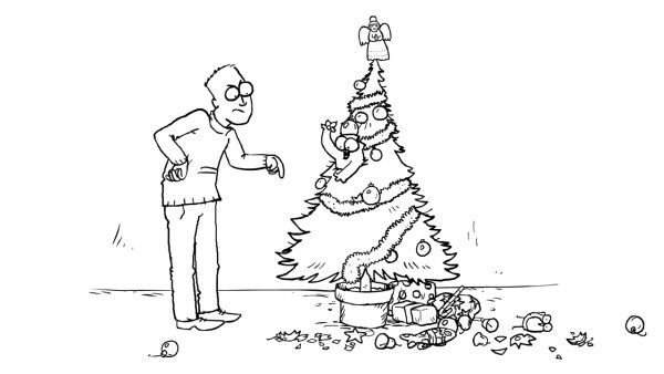 Кот Саймон и елка