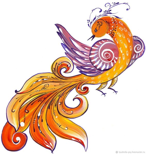 Раскраски жар птица из сказки (49 фото)
