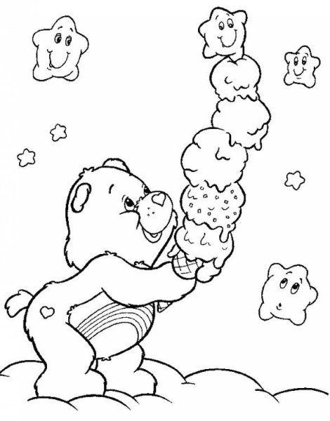 Care Bears раскраска