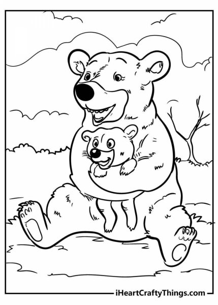 Bear Coloring Pages for Kids