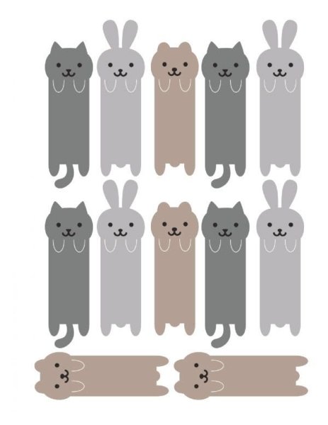 Раскраски закладки для книг котики (48 фото)