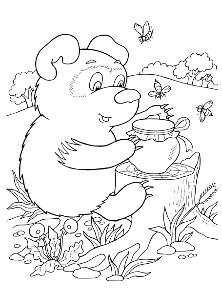 Раскраски сказки для детей 4-5 лет