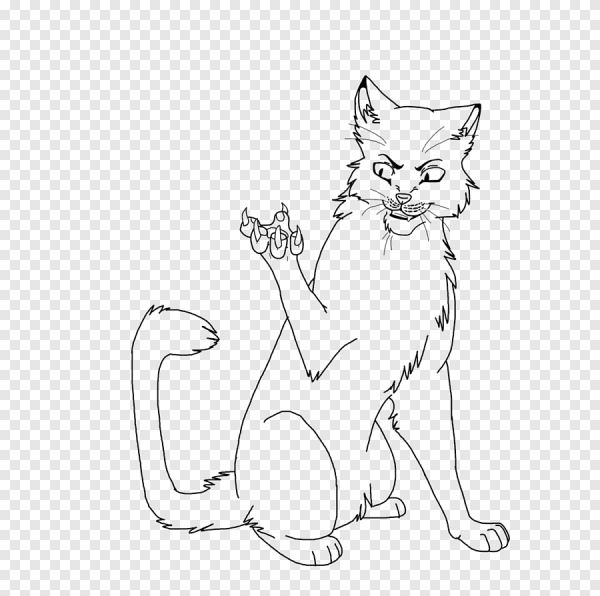 Коты Воители злая кошка лайн