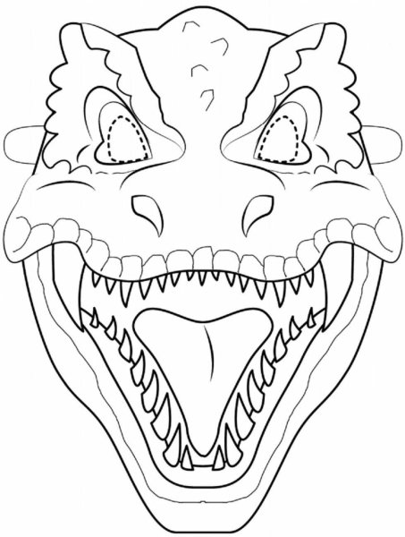 Маска тираннозавра Jurassic World
