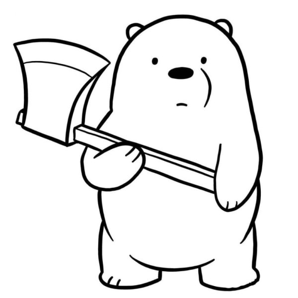 We bare Bears раскраска