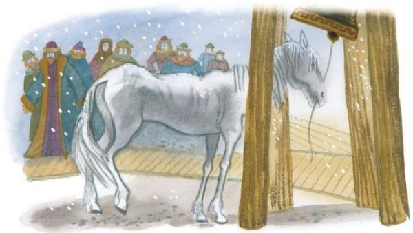 Раскраски к сказке слепая лошадь (39 фото)