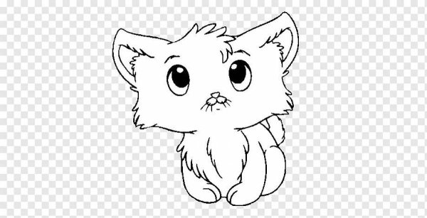 Раскраска маленькие котята