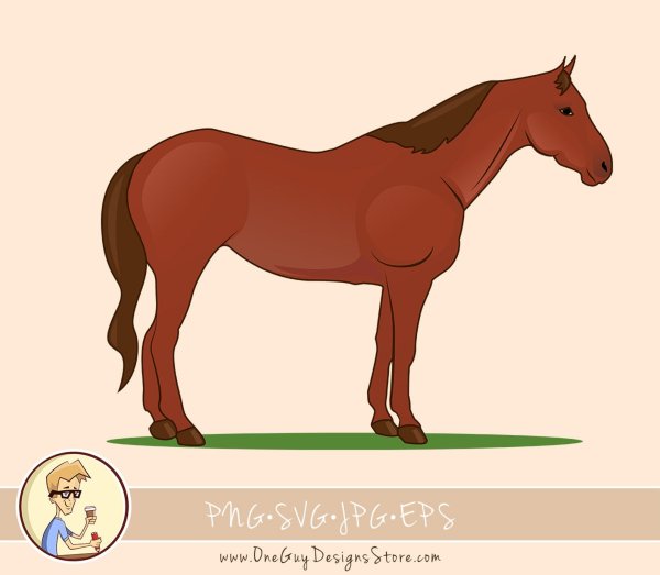 Cartoon Horse poop