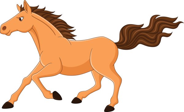 Раскраски коричневый лошадь (38 фото)