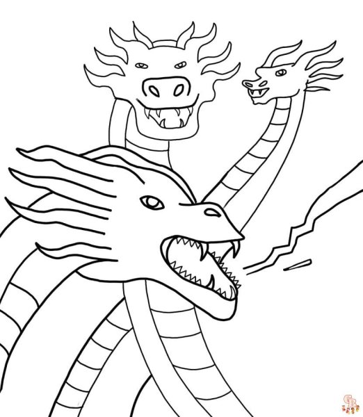 Biollante монстр раскраска