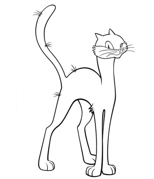 Котенок Гав раскраска