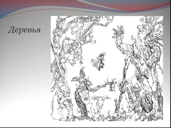 Синяя птица Метерлинк раскраска