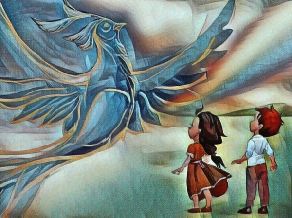 Метерлинк синяя птица рисунок