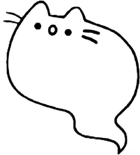Раскраска котики Пушины