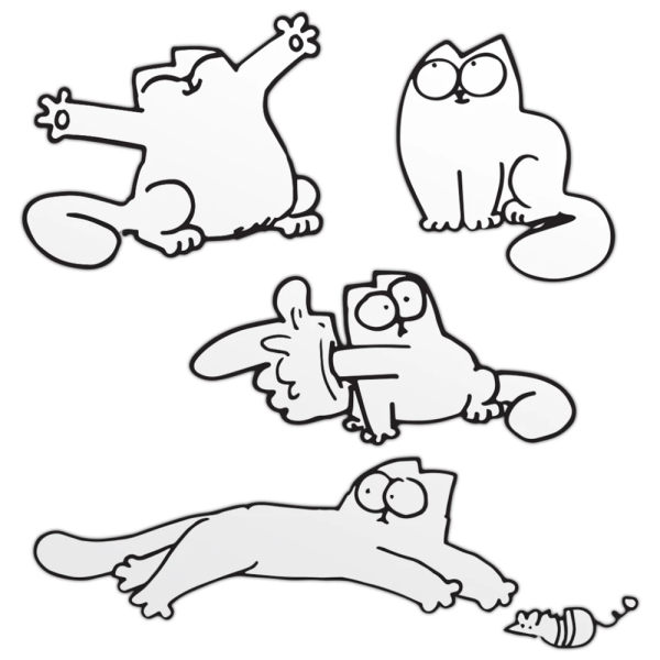 Раскраски котенка саймона (43 фото)