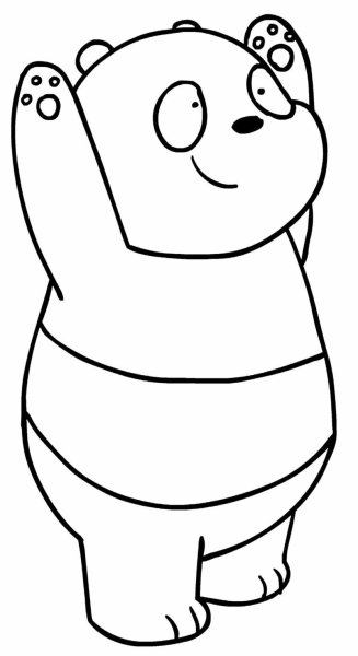 We bare Bears раскраска