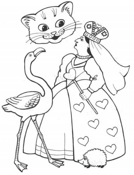 Кошки. Раскраска