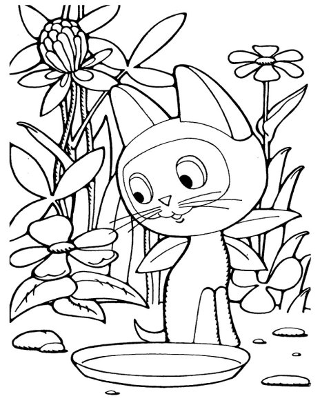 Раскраски из мультфильмов