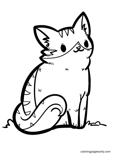 Кот Шлепа раскраска
