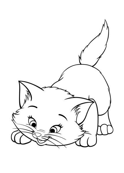 Котенок рисунок