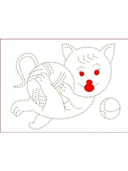 Кошка обвести по контуру