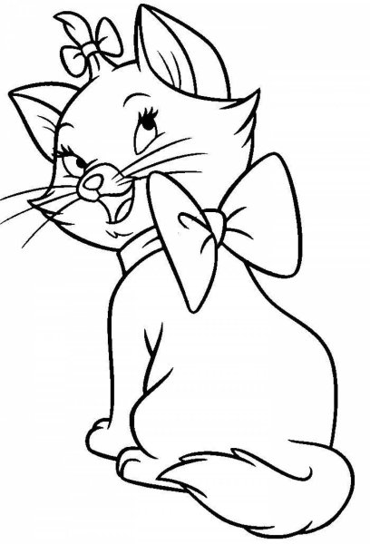 Котенок. Раскраска