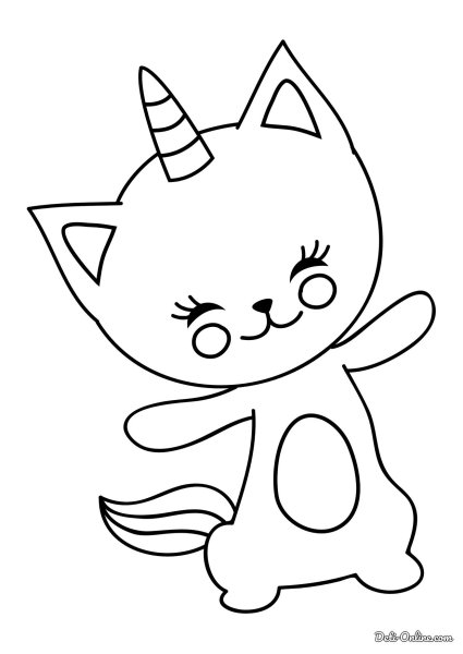 Caticorn раскраски