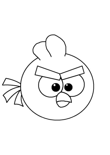 Angry Birds раскраска