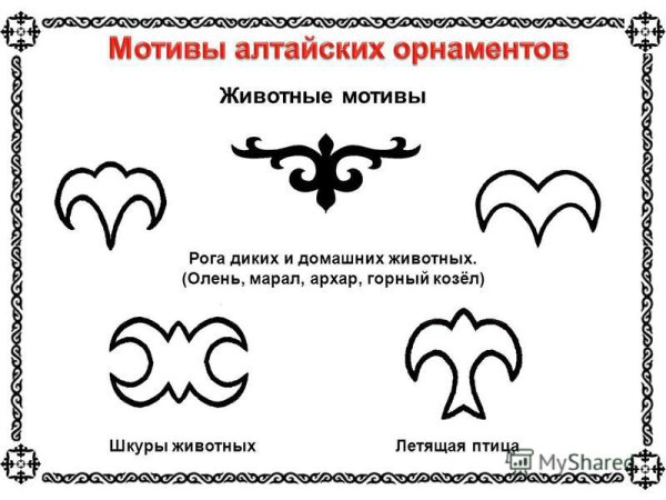 Элементы казахского орнамента