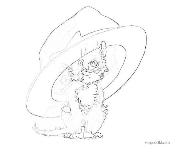 Раскраска кошечка