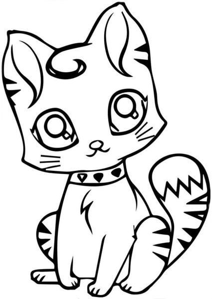 Раскраска кот