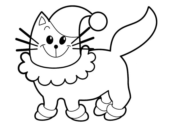 Раскраска. Котики