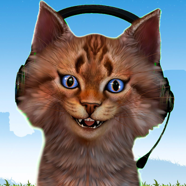 Весёлый котик Игроман