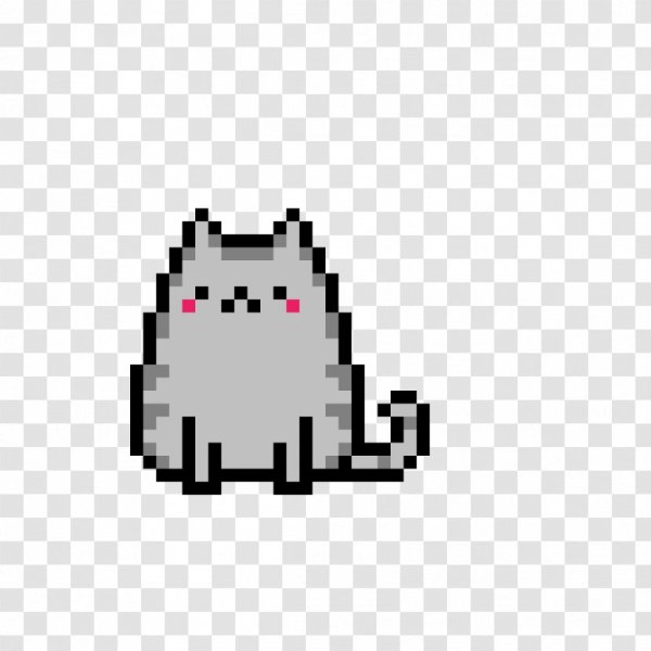 Пиксельный котенок