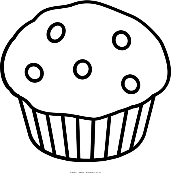 Кекс раскраска