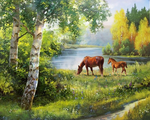Алмазная мозаика русское поле