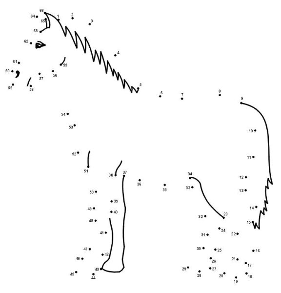 Рисунок соединение по точкам