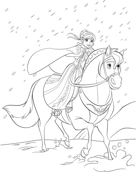 Принцесса и лошадка