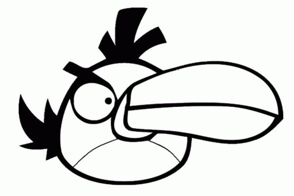 Раскраска Angry Birds go
