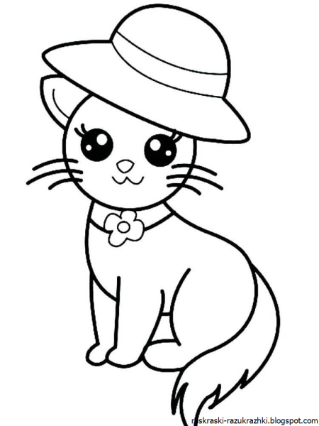 Раскраска кот