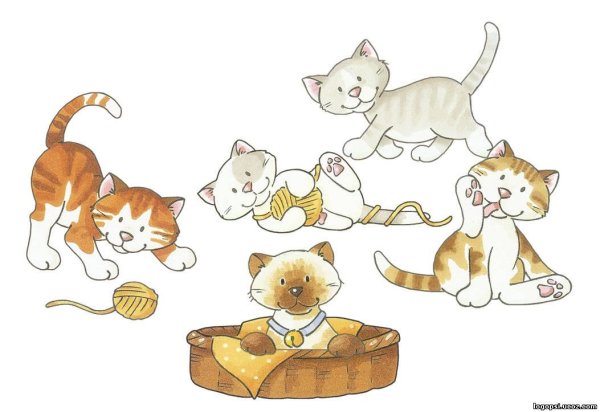 Кошка иллюстрация для детей