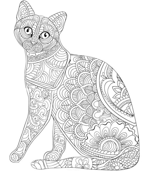 Мандала кошка
