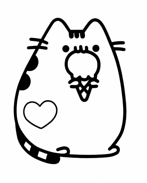 Раскраска кот