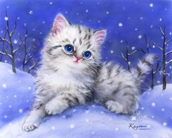 Зимние котята