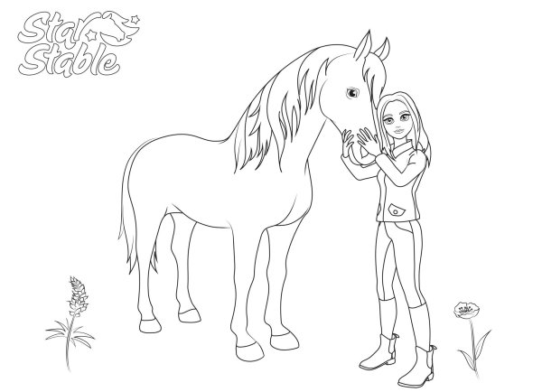 Раскраска Star stable
