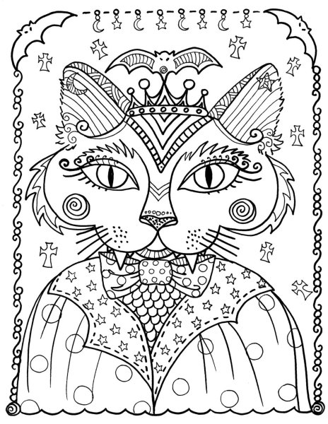 Котик бутербродик раскраска
