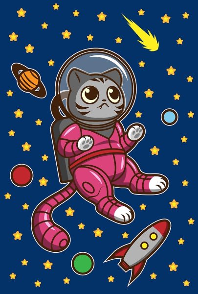 Космос кот космонавт