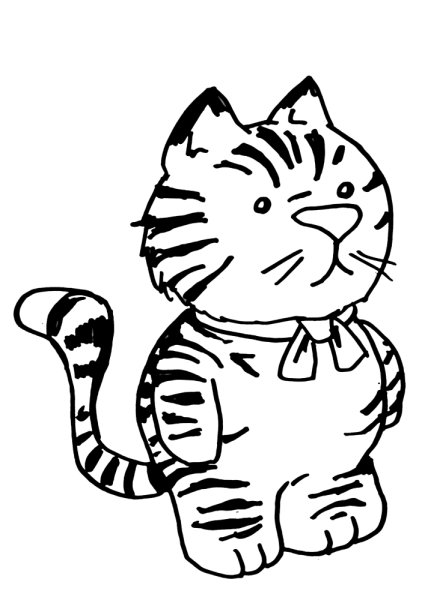 Раскраска кот