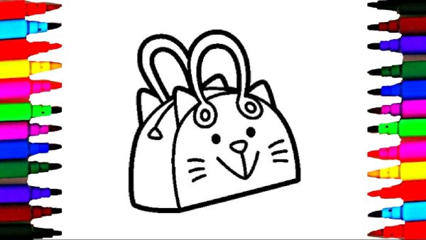 Сумка раскраска для детей 4-5 лет